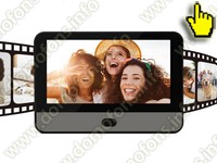 Видеоглазок с монитором Tuya Wi-Fi для двери HDcom DW1-Tuya с записью на SD карту и датчиком движения