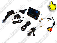 Беспроводной видеоглазок с дополнительной автономной камерой Radio DVR + C-201 комплектация